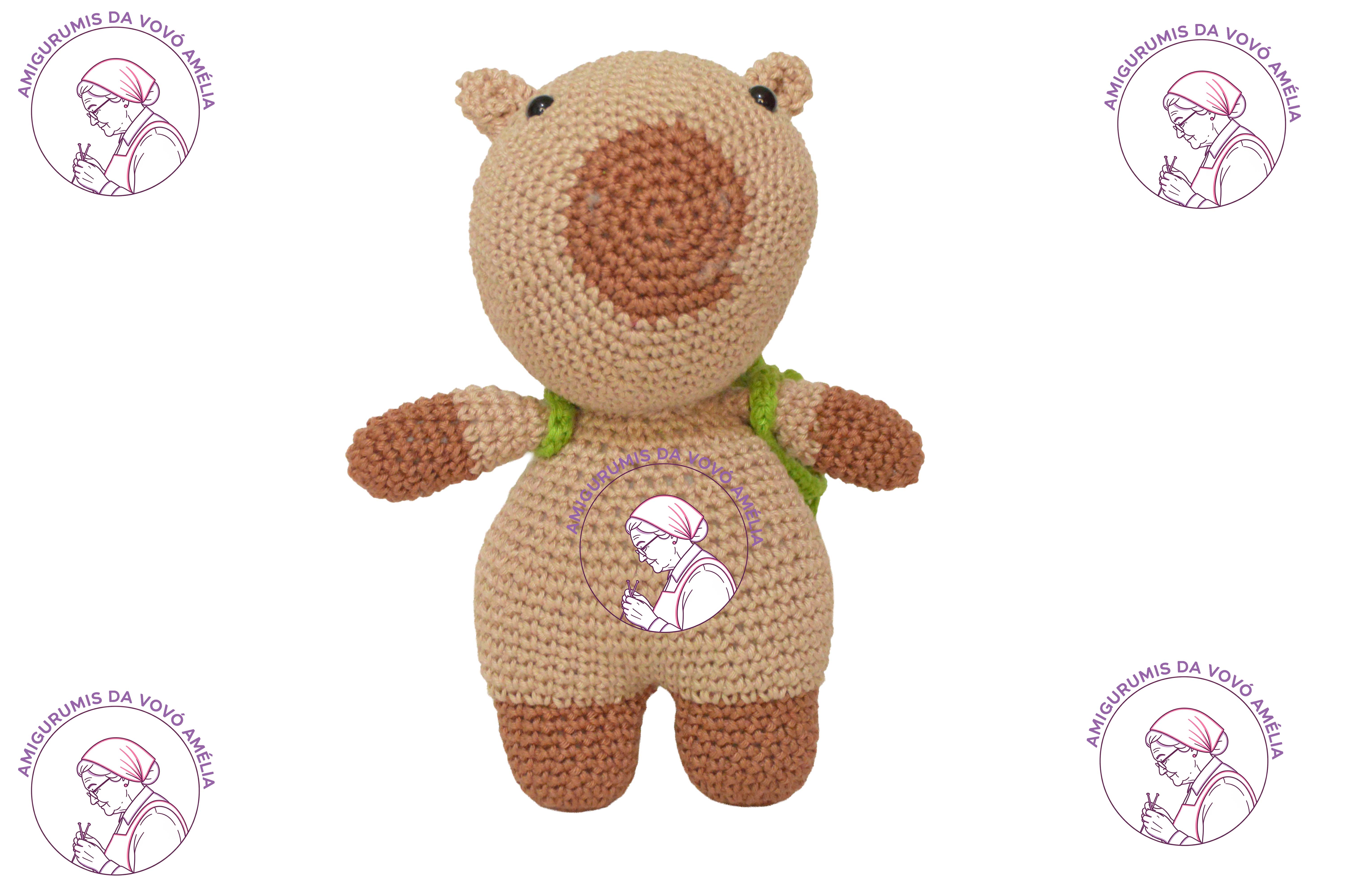 Capivara + Mochila Tartaruga