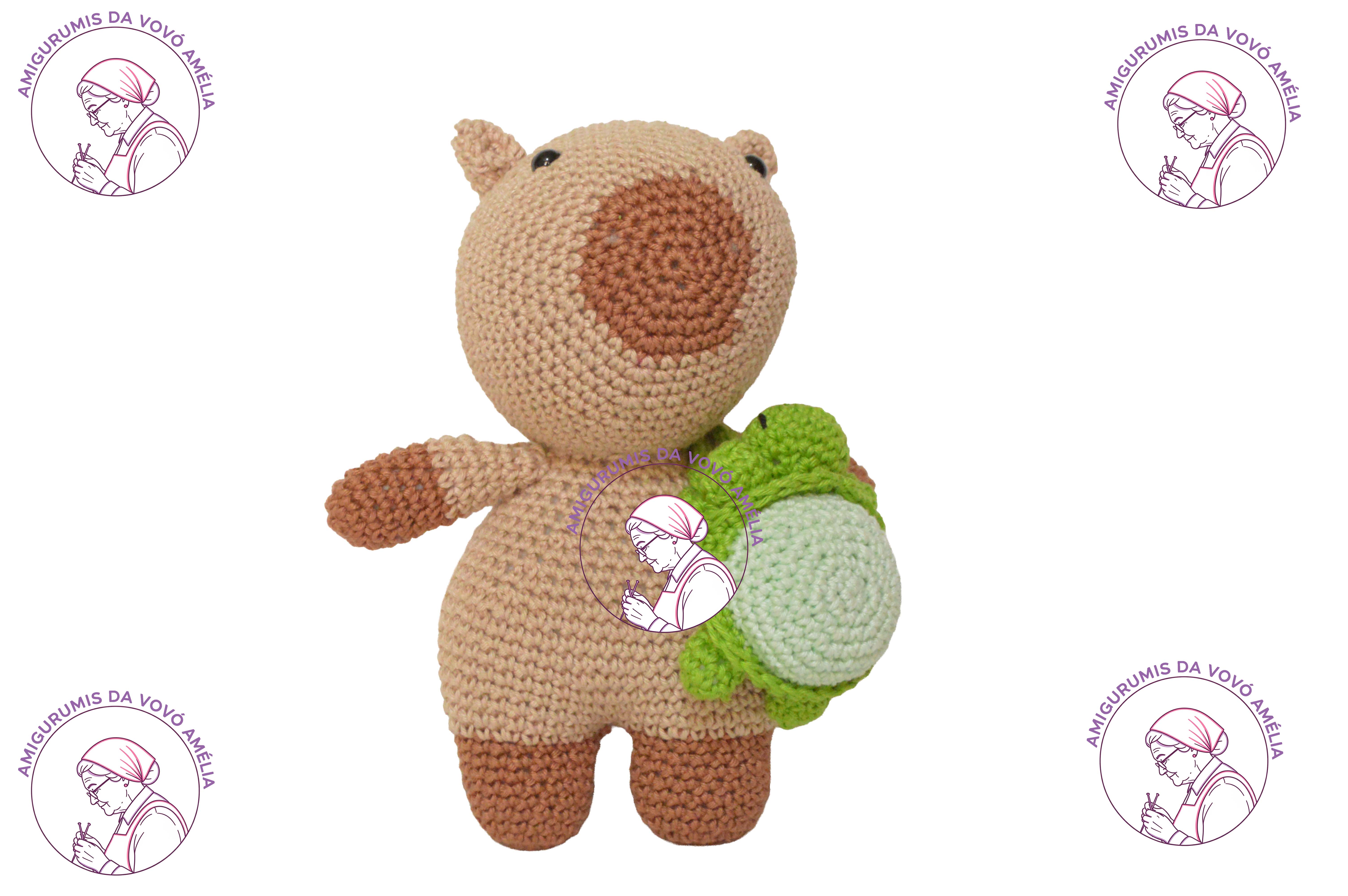 Capivara + Mochila Tartaruga